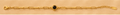Black Onyx Solitaire Gold Link Bracelet