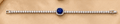 Round Sapphire Halo Diamond Tennis Bracelet