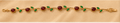 Ruby & Emerald Gold Vine Bracelet