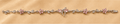 Silver Floral Bow & Pink Crystal Bracelet