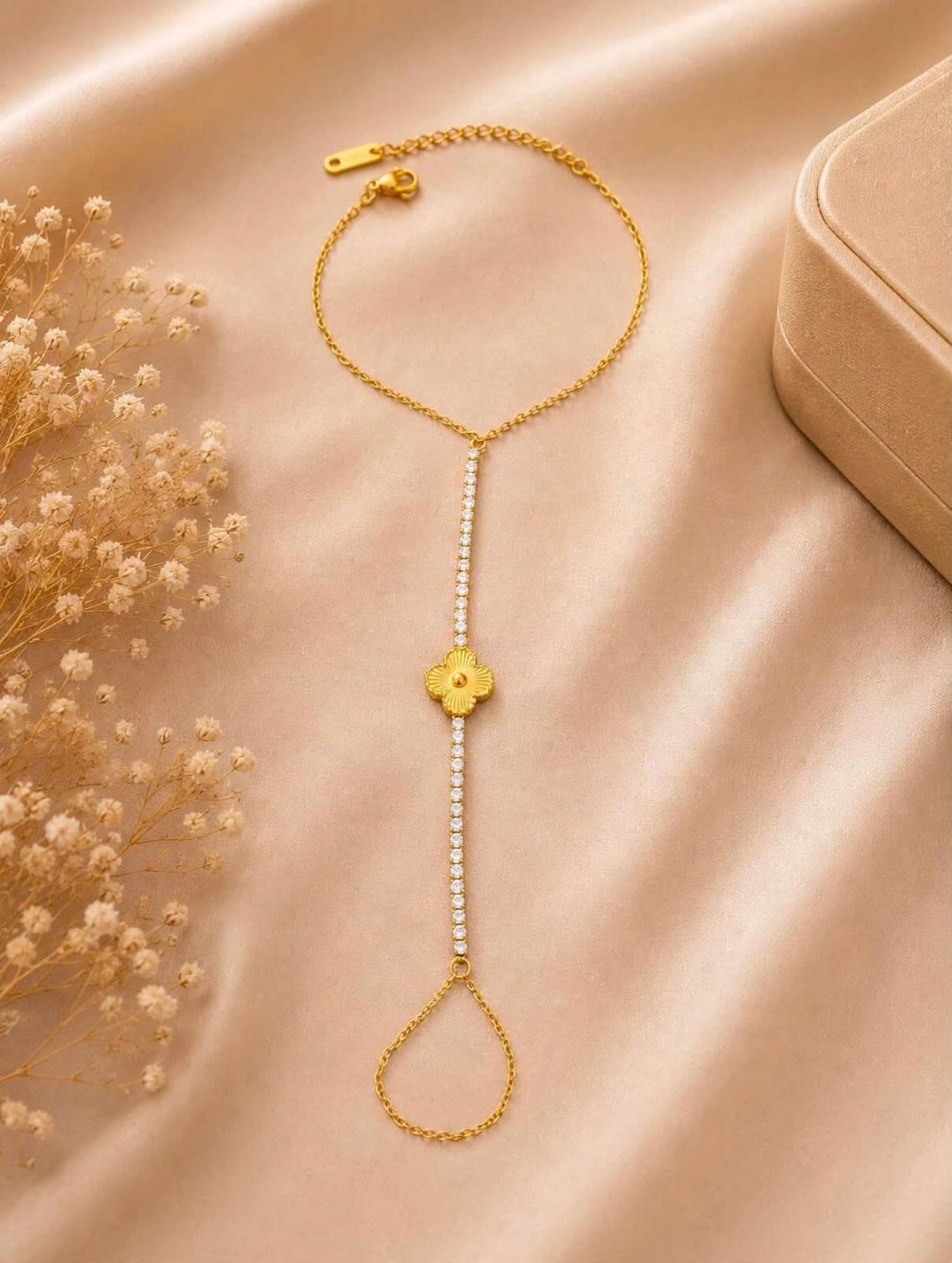 Floral Enamel Bangle