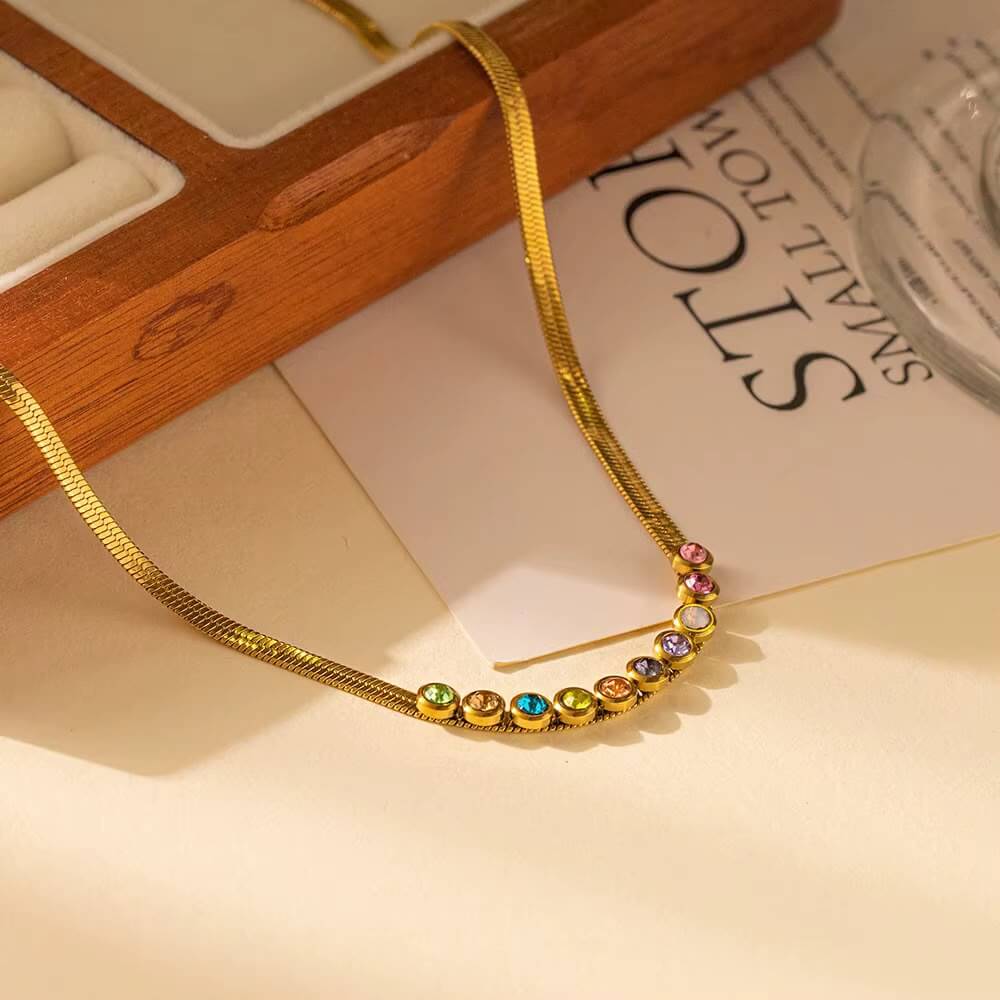 Crystal Bib Necklace