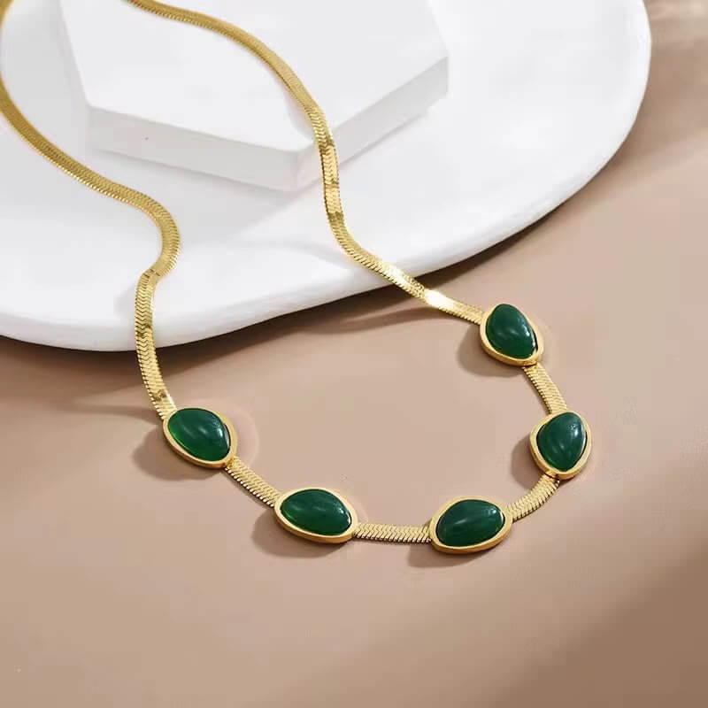 Gold Floral Necklace