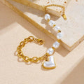 Pearl & Gold Layered Bracelet