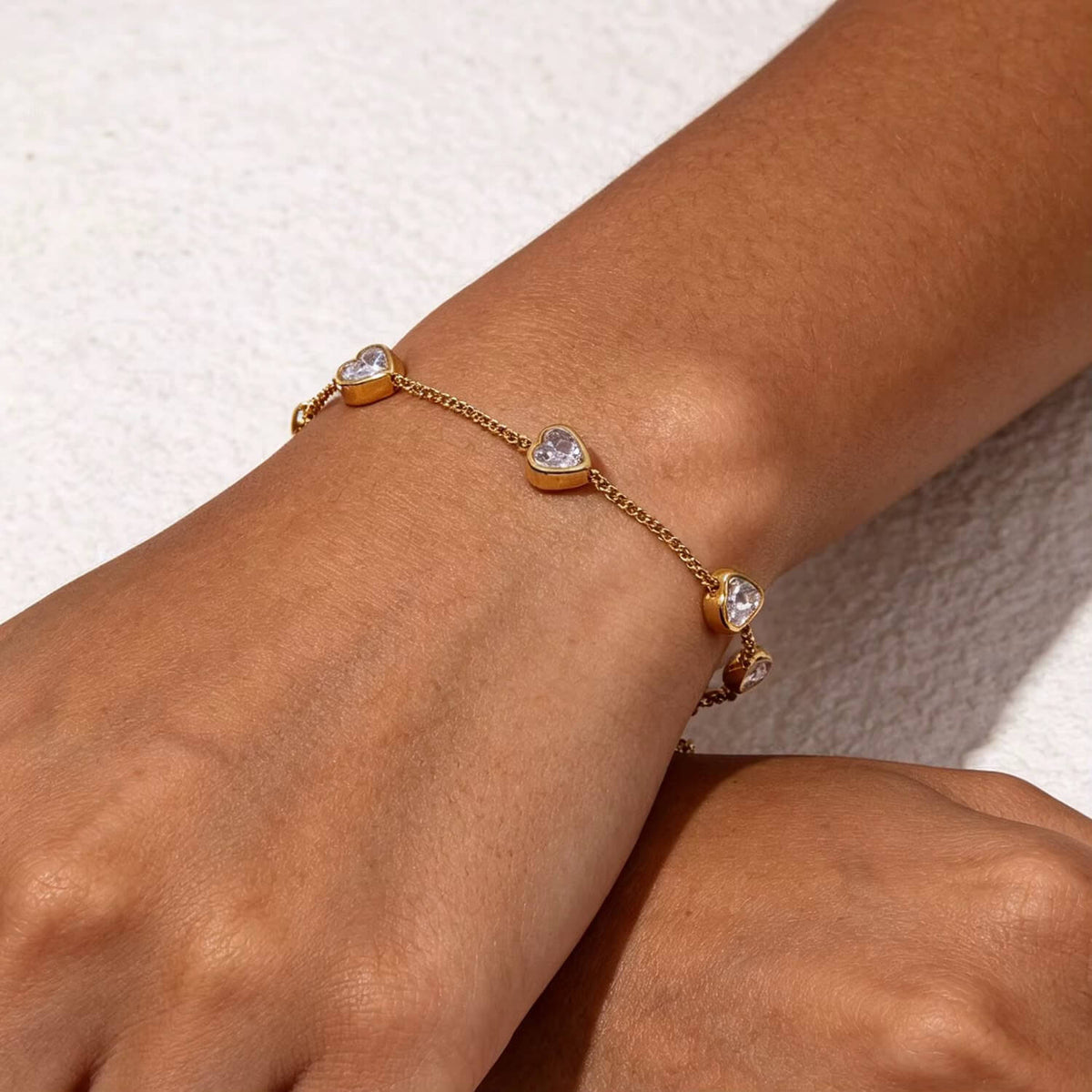 Gold Coin Charm Bracelet