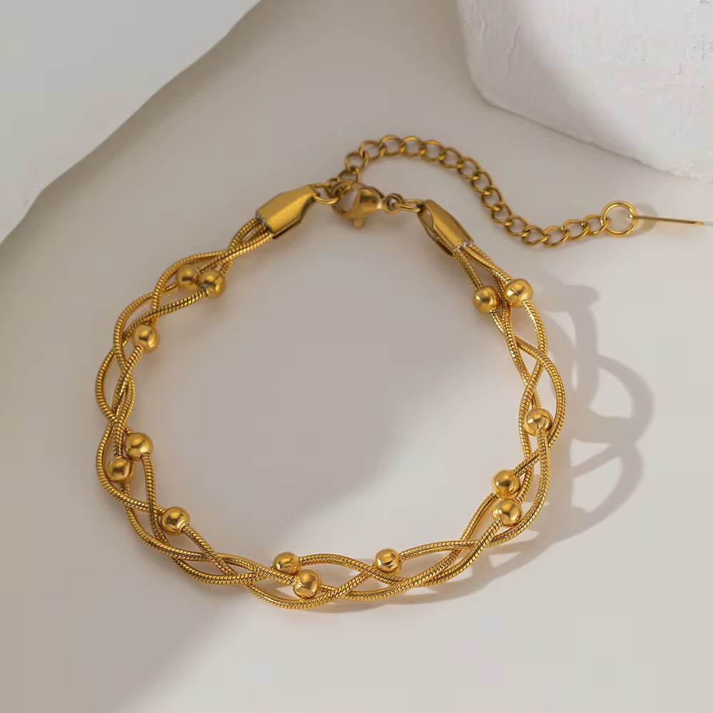 Multi-Strand Beaded Bracelet