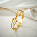 Thin Gold Chain Hand Harness