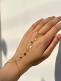 Peach Stone Floral Bracelet