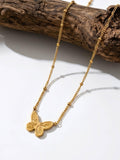 Gold Jhumka Pendant Necklace