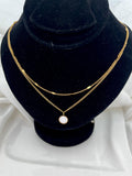 Gold Filigree Pendant Necklace