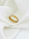 Gold Adjustable Statement Ring