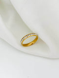 Floral Carved Silver Ring
