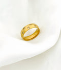 Rose Gold Twisted Band Ring