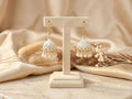White Oxidized Jhumka