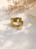 Bohemian Laurel Leaf Wrap Ring